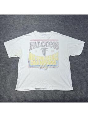Vintage 1998 Atlanta Falcons Afc Conference Champions T-Shirt Large RARE MENS